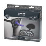 Steamy Shades Adjustable Harness & Dildo Gift Set - Sex Toys