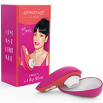 Womanizer Liberty by Lily Allen Rechargeable Clitoral Vibrator- Rebellious Pink