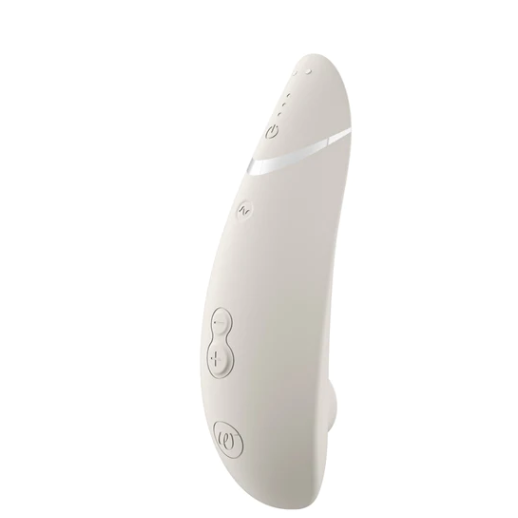 Womanizer Premium 2 Clitoral Stimulator 14 Speed Warm Gray - Sex Toys